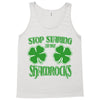 stop starting at my shamrocks Tank Top