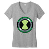 omnitrix symbole ben10 Women's V-Neck T-Shirt