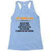 September Girl Hated By Many Racerback Tank