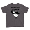 5 Percent Unicorn 95 Percent Ninja Youth Tee