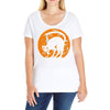 happy halloween Ladies Curvy T-Shirt