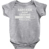 sarcasm now loading Baby Onesie