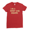 worst case scenario best trending Ladies Fitted T-Shirt