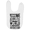 verified traveller tee Baby Bibs