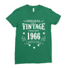 original parts vintage established 1966 perfectly aged Ladies Fitted T-Shirt