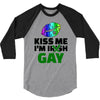 kiss me im gay 3/4 Sleeve Shirt