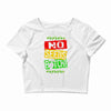 no seeds weed bitch cannabis Crop Top