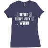 i before e except after c Ladies Fitted T-Shirt
