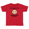 My Mom Is The World's Best Teacher Toddler T-shirt