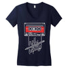 roll and replay Women's V-Neck T-Shirt