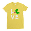 love christmas trending Ladies Fitted T-Shirt