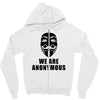 we are anonymous tshirt pipa sopa acta v for vendetta hacker's t shirt Zipper Hoodie