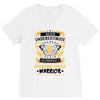 Never Underestimate the Strength of a Childhood Cancer Warrior V-Neck Tee