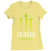 Jesus Savior Ladies Fitted T-Shirt