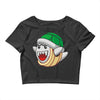 mario turtle Crop Top