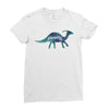 Princess Dinosaur Ladies Fitted T-Shirt
