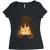 All Good In The Woods Women's Triblend Scoop T-shirt