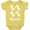 aquarius zodiac Baby Onesie