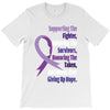 supporting the fighter, admiring the survivors, honoring the taken T-Shirt
