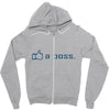 like a boss Zipper Hoodie