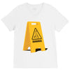 caution bananas V-Neck Tee