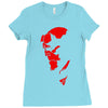 superhero cool Ladies Fitted T-Shirt