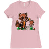 rocket around the Ladies Fitted T-Shirt