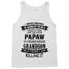 Super Cool Papaw Of A Freaking Awesome Grandson Tank Top