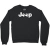jeep paw sticker vinyl decal   car window truck bumper laptop cat dog Crewneck Sweatshirt