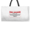 Free Orgasm Coupon Weekender Totes
