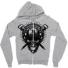 skull Zipper Hoodie