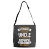 Super Cool Uncle Of A Freaking Awesome Nephew Adjustable Strap Totes