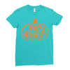 happy halloween 4 Ladies Fitted T-Shirt