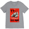 vintage tt race poster, ideal gift or birthday present V-Neck Tee