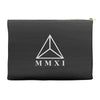 mmxi roman numerals triangle Accessory Pouches