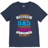 Super Cool Dad Of A Freaking Awesome Daughter V-Neck Tee