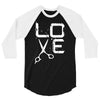 shear love 3/4 Sleeve Shirt