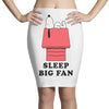 Sleep Big Fan Pencil Skirts