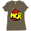 modena city ramblers v ragge folk combat Ladies Fitted T-Shirt