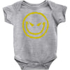 evil smiley emoticon Baby Onesie