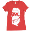 where my ho's at Ladies Fitted T-Shirt