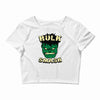 hulk smash Crop Top
