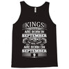 Real Kings Are Born On September 9 Tank Top
