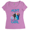 aunt of the birthday girl Women's Triblend Scoop T-shirt