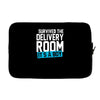 survived the delivery room it's a boy Laptop sleeve