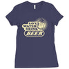 save water drink beer Ladies Fitted T-Shirt