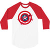 deadpool was here (captain america) 3/4 Sleeve Shirt