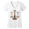 ethnic libra Women's V-Neck T-Shirt