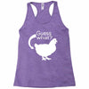chiken butt Racerback Tank