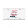 A June  Gir lLike A Flowers License Plate